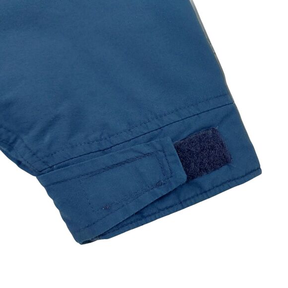 Vintage Woolrich Jacket Large Blue Hooded Full Zip Snap Insulated Nylon Outdoor - Picture 9 of 12